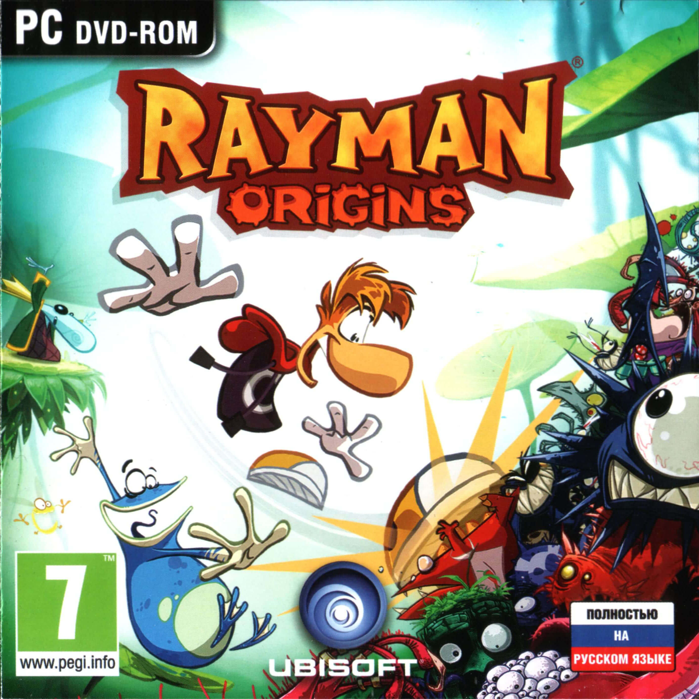 Лицензионный диск Rayman Origins для Windows